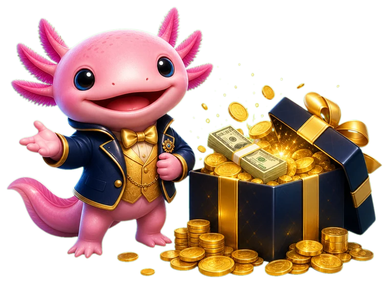 Mexiwin axolotl mascot